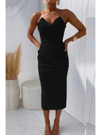 Olivia | Women’s Bodycon Dress With Sweetheart Neckline And Strapless