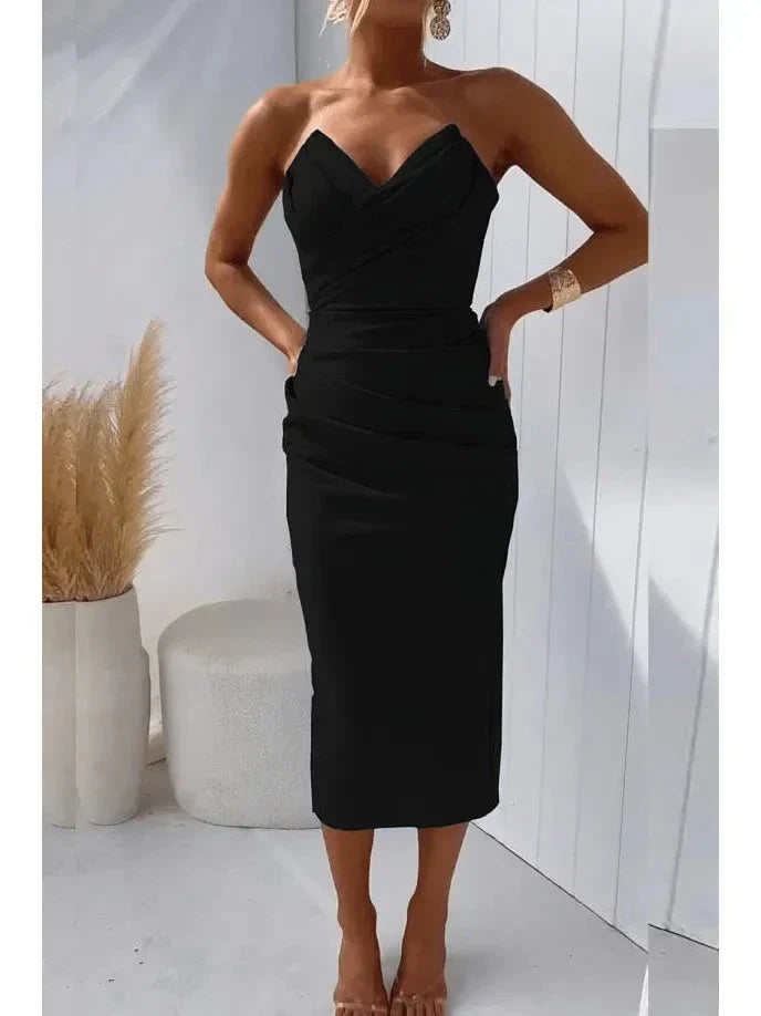 Olivia | Women’s Bodycon Dress With Sweetheart Neckline And Strapless