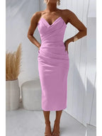 Olivia | Women’s Bodycon Dress With Sweetheart Neckline And Strapless