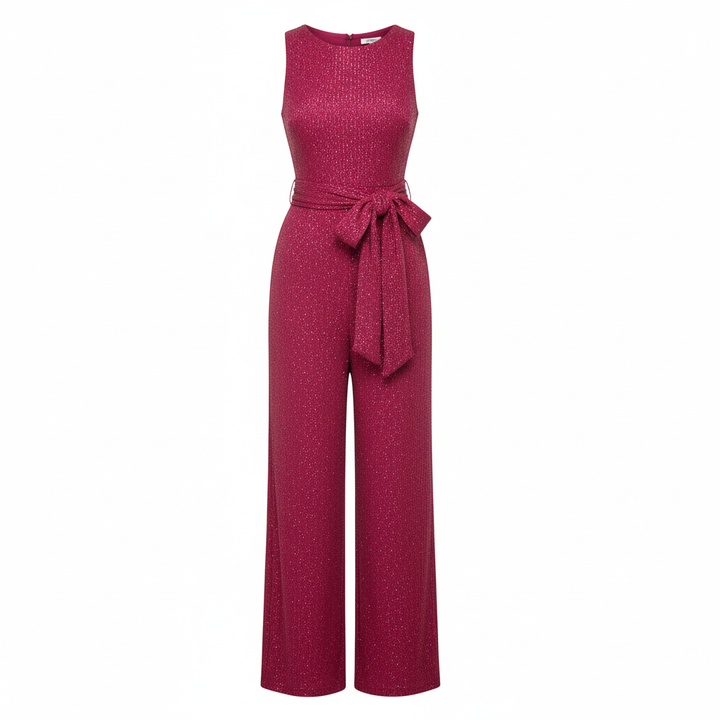 Olivia | Women's Jumpsuit With Sleeveless Design And Waist Tie Detail | Glamorous