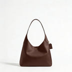 Olivia | Women’s Leather Shoulder Bag With Gold Hardware And Structured Body | Elegant