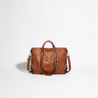 Olivia | Women’s Tote Bag With Zip Closure And Contrast Stitching | Classic