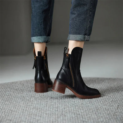Clara | Stylish Block Heel Boots