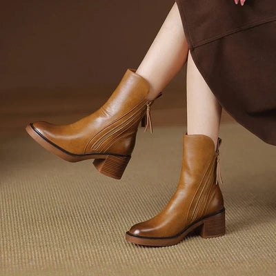 Clara | Stylish Block Heel Boots