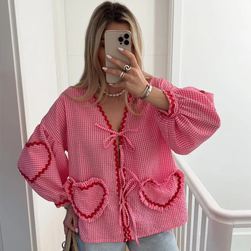 Lunessa | Charming Heart Blouse