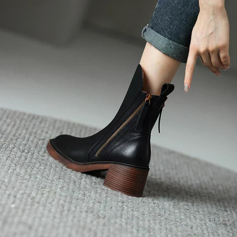 Clara | Stylish Block Heel Boots