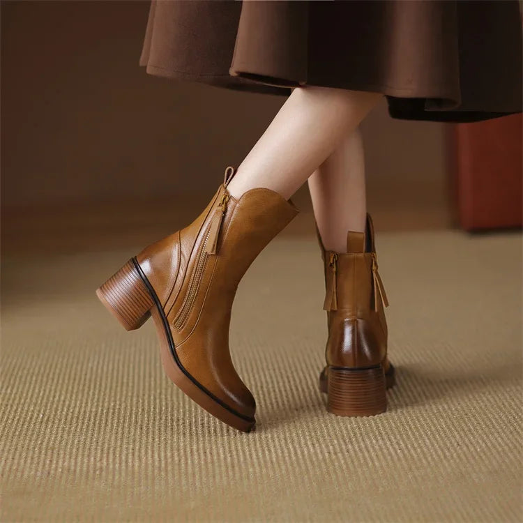 Clara | Stylish Block Heel Boots