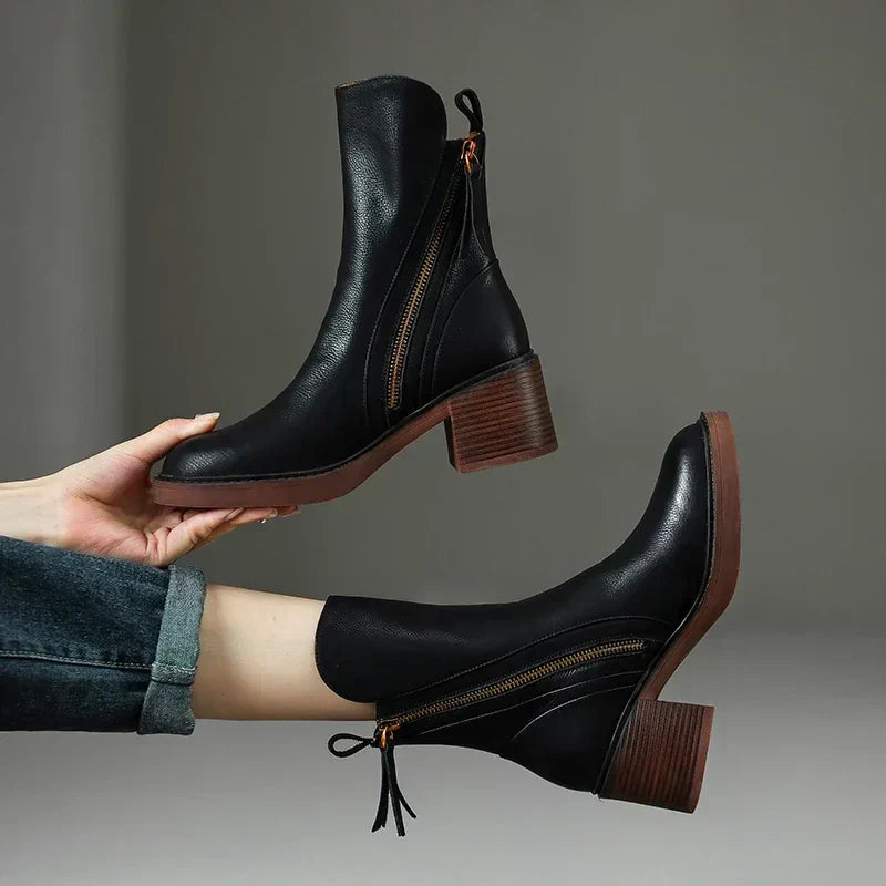 Clara | Stylish Block Heel Boots