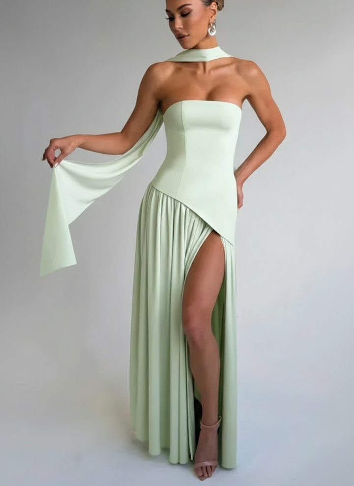 Serena | Women's Wedding Guest Dress With Floral Print And Flutter Sleeves