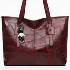 Sienna | Women’s Tote Bag With Contrast Stitching And Long Straps | Classic