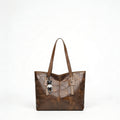 Sienna | Women’s Tote Bag With Contrast Stitching And Long Straps | Classic
