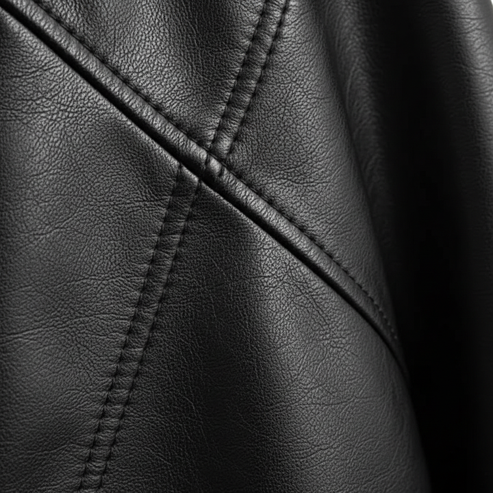 Sophia | Women's Leather Jacket With Belt Detail And Notch Lapel | Chic