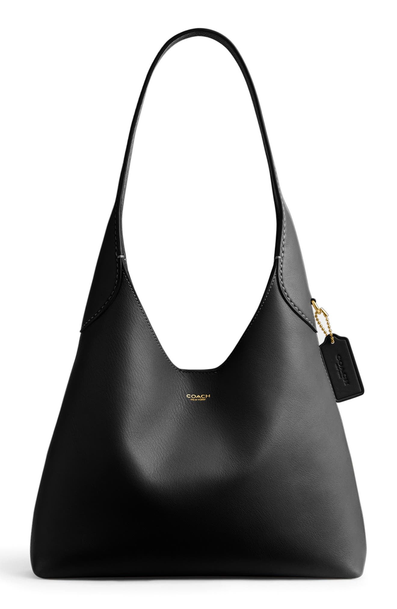 Sophia | Women's Shoulder Bag With Golden Hardware And Knotted Handle | Chic