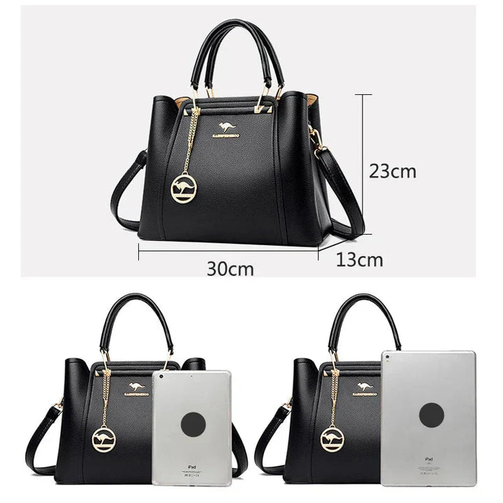 Zuri | Women’s Handbag With  Large Capacity And 3-Layer Design | Elegant