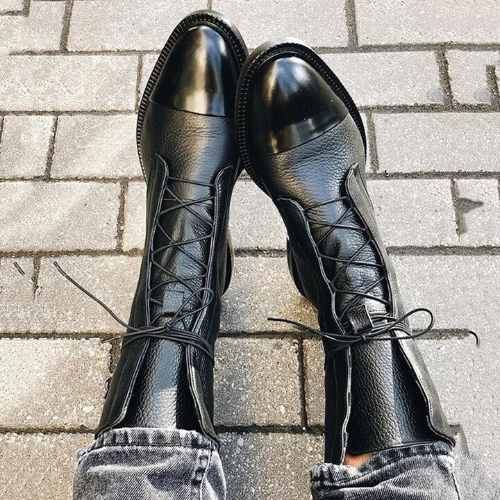 Clara | Chic Lace-Up Boots