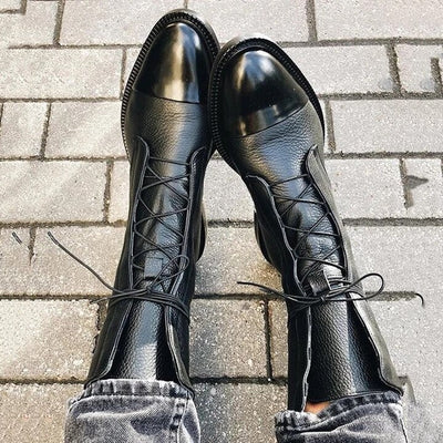 Clara | Chic Lace-Up Boots