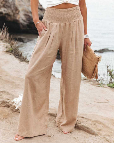 Annelise | Smocked Waist Trousers