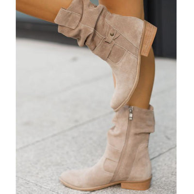 Clara | Slouchy Suede Boots