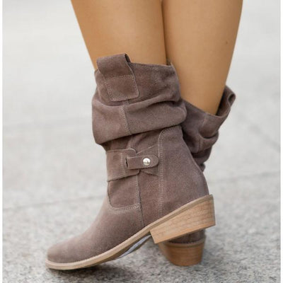 Clara | Slouchy Suede Boots