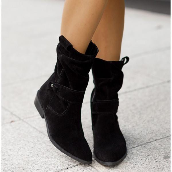 Clara | Slouchy Suede Boots