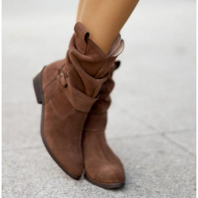 Clara | Slouchy Suede Boots