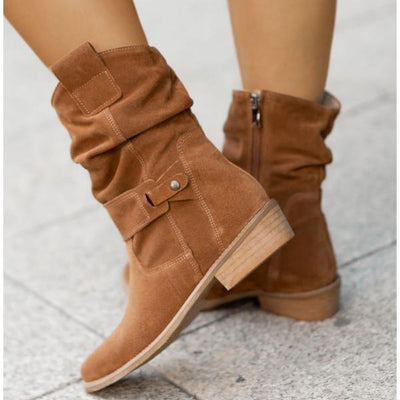 Clara | Slouchy Suede Boots