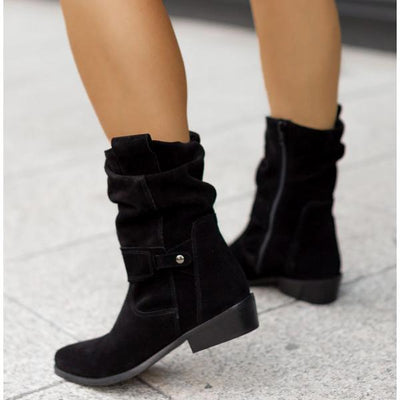 Clara | Slouchy Suede Boots
