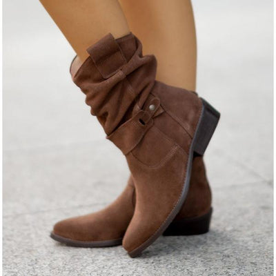 Clara | Slouchy Suede Boots