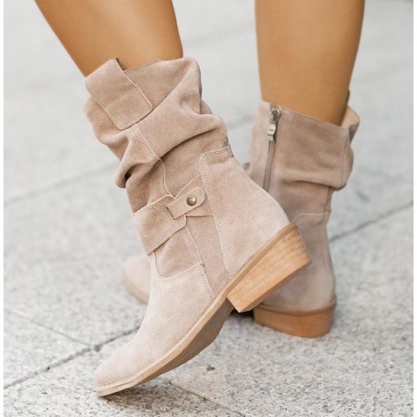 Clara | Slouchy Suede Boots