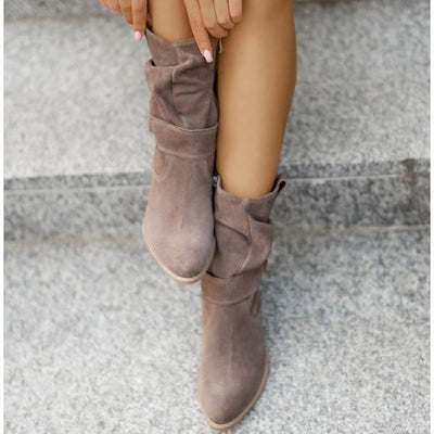 Clara | Slouchy Suede Boots