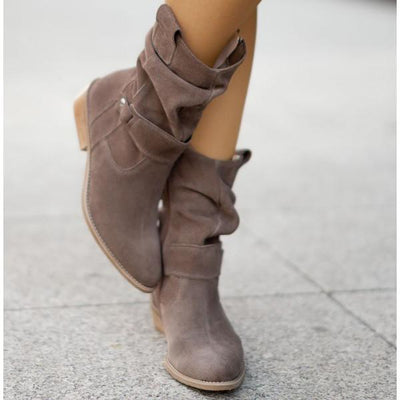 Clara | Slouchy Suede Boots