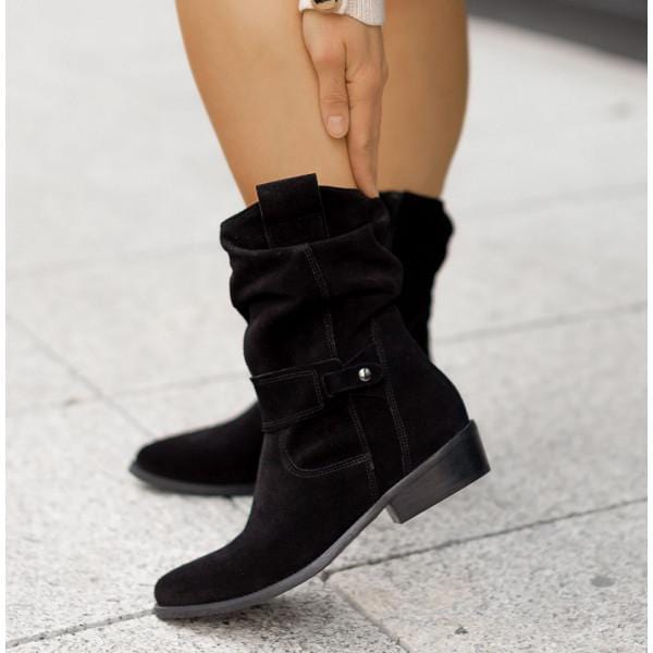 Clara | Slouchy Suede Boots