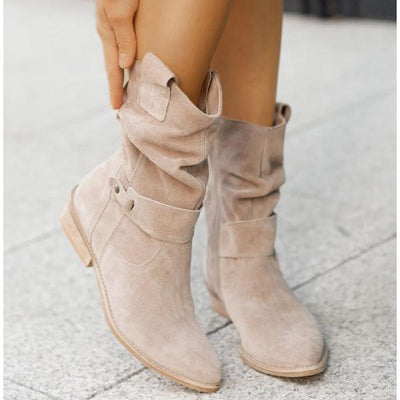 Clara | Slouchy Suede Boots