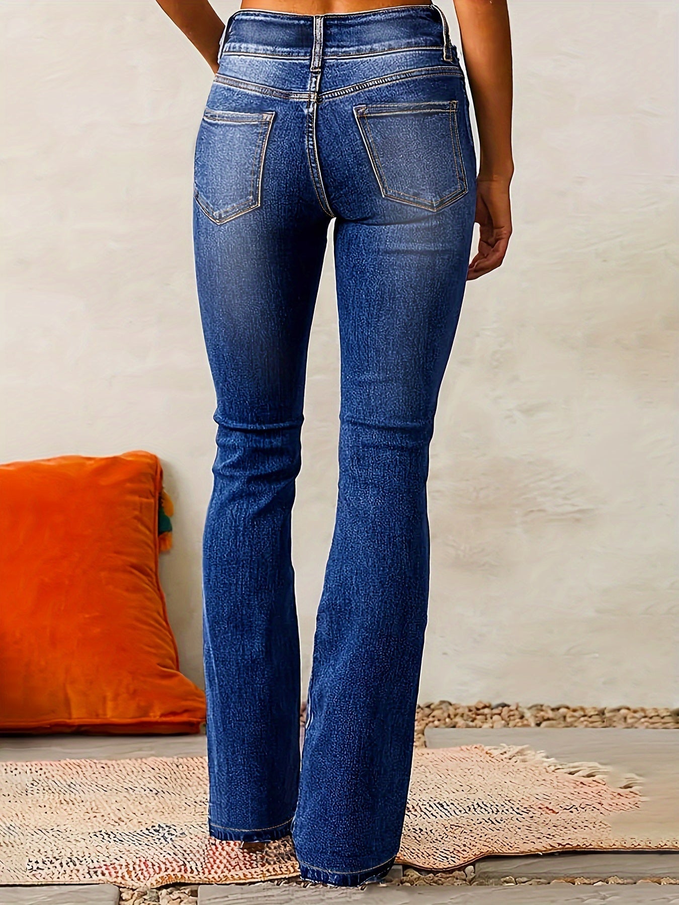 Eleanor | Trendy High-Waisted Flared Jeans