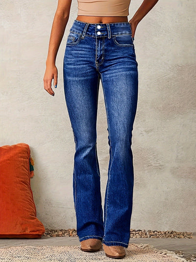 Eleanor | Trendy High-Waisted Flared Jeans