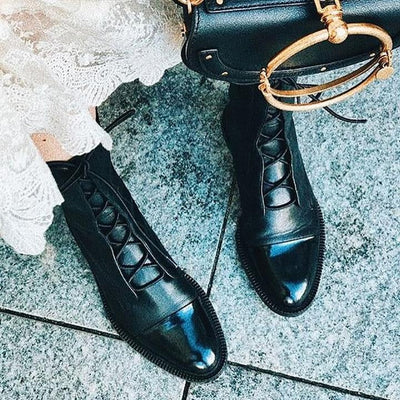 Clara | Chic Lace-Up Boots