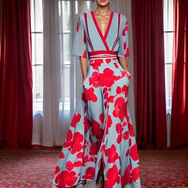 Jamie - Elegant floral patterned dress