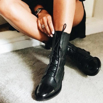 Clara | Chic Lace-Up Boots