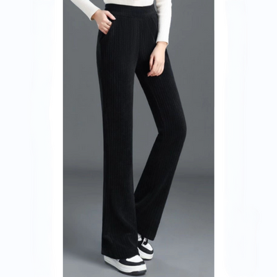 Jasmine™ | High Waist Elastic Corduroy Pants