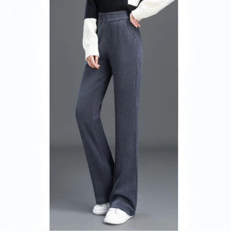 Jasmine™ | High Waist Elastic Corduroy Pants
