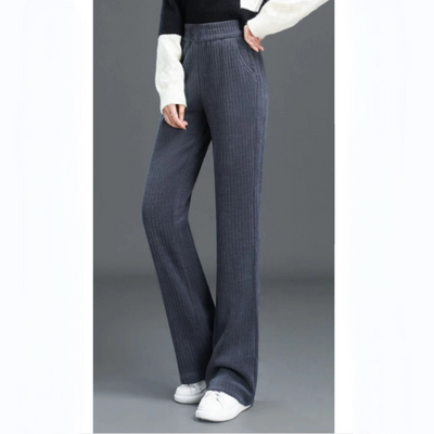 Jasmine™ | High Waist Elastic Corduroy Pants