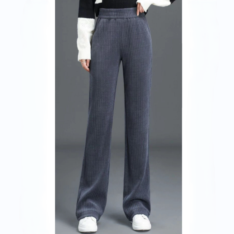 Jasmine™ | High Waist Elastic Corduroy Pants