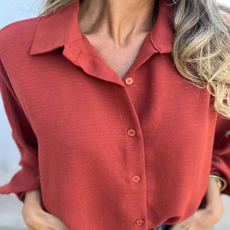 Iskra | Elegant Button-Up Blouse